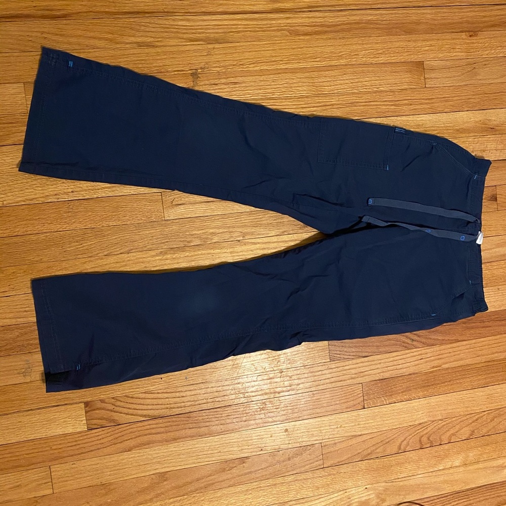 Navy scrub pants size small